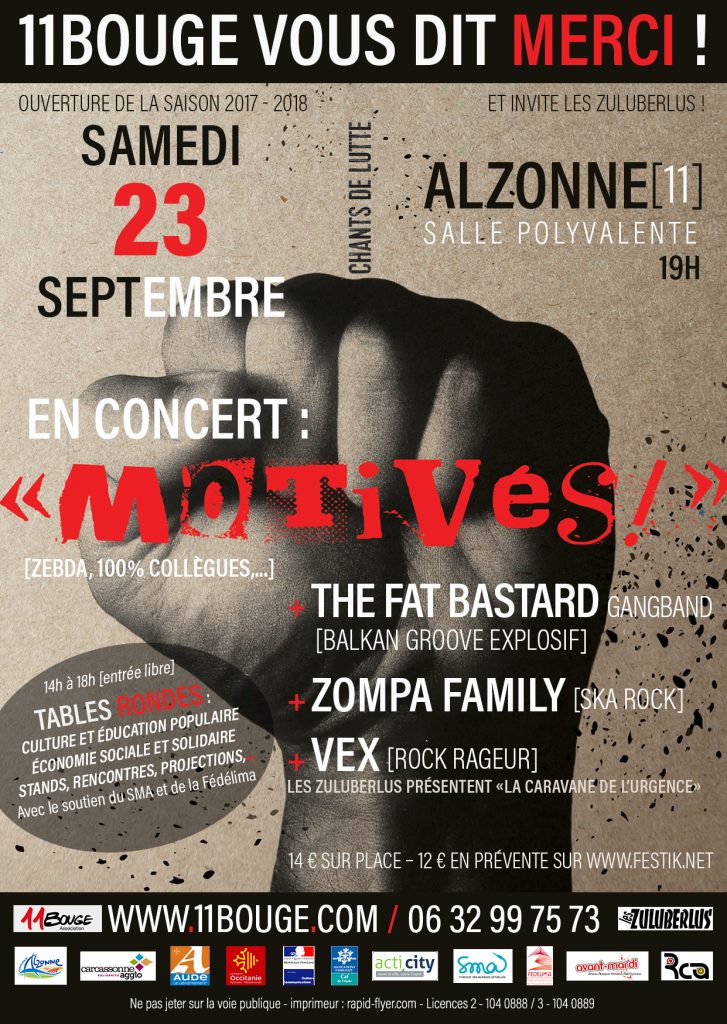 11bouge concert Motivés