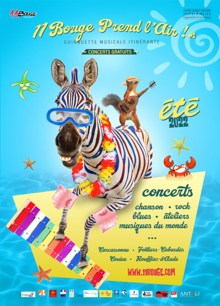 affiche été 2022 asso 11Bouge