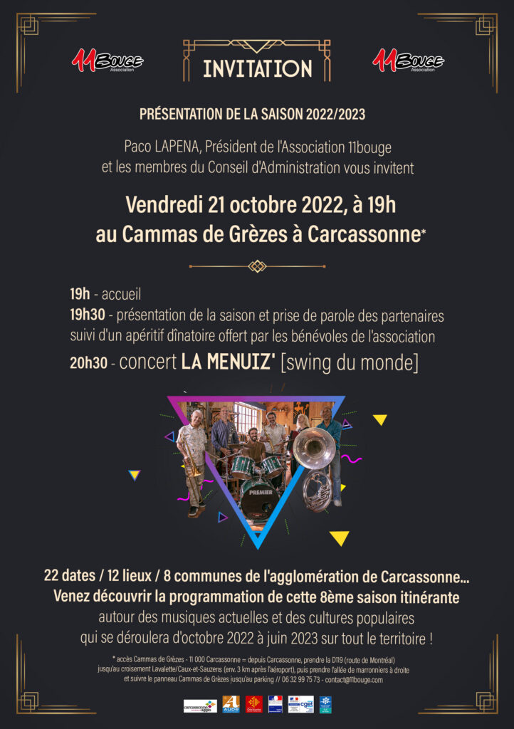Invitation présentation de saison