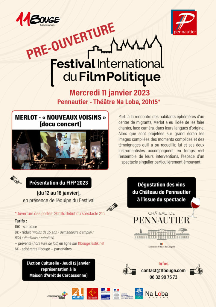 Festival internationall du Film Politique - concert Merlot