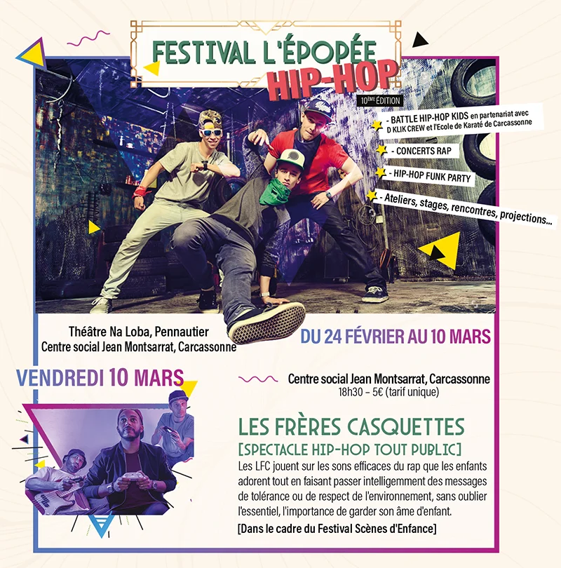 Festival Épopée Hip-Hop Carcassonne 10eme Édition