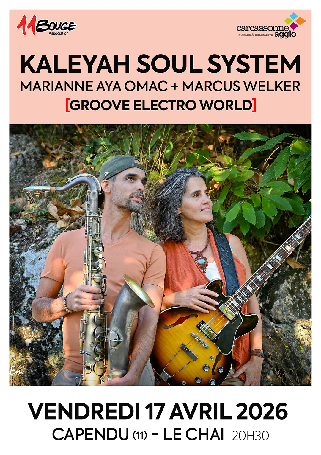 Affiche prochain concert : Kaleyah Soul System - Capendu, salle le Chai (11)